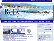 Tablet Screenshot of hotelroby.net